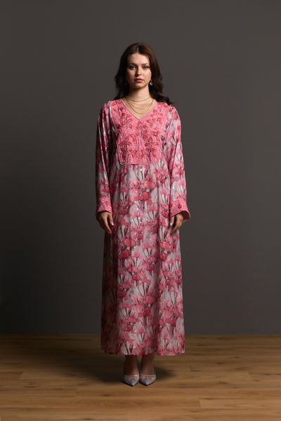 Pink Ember kaftan