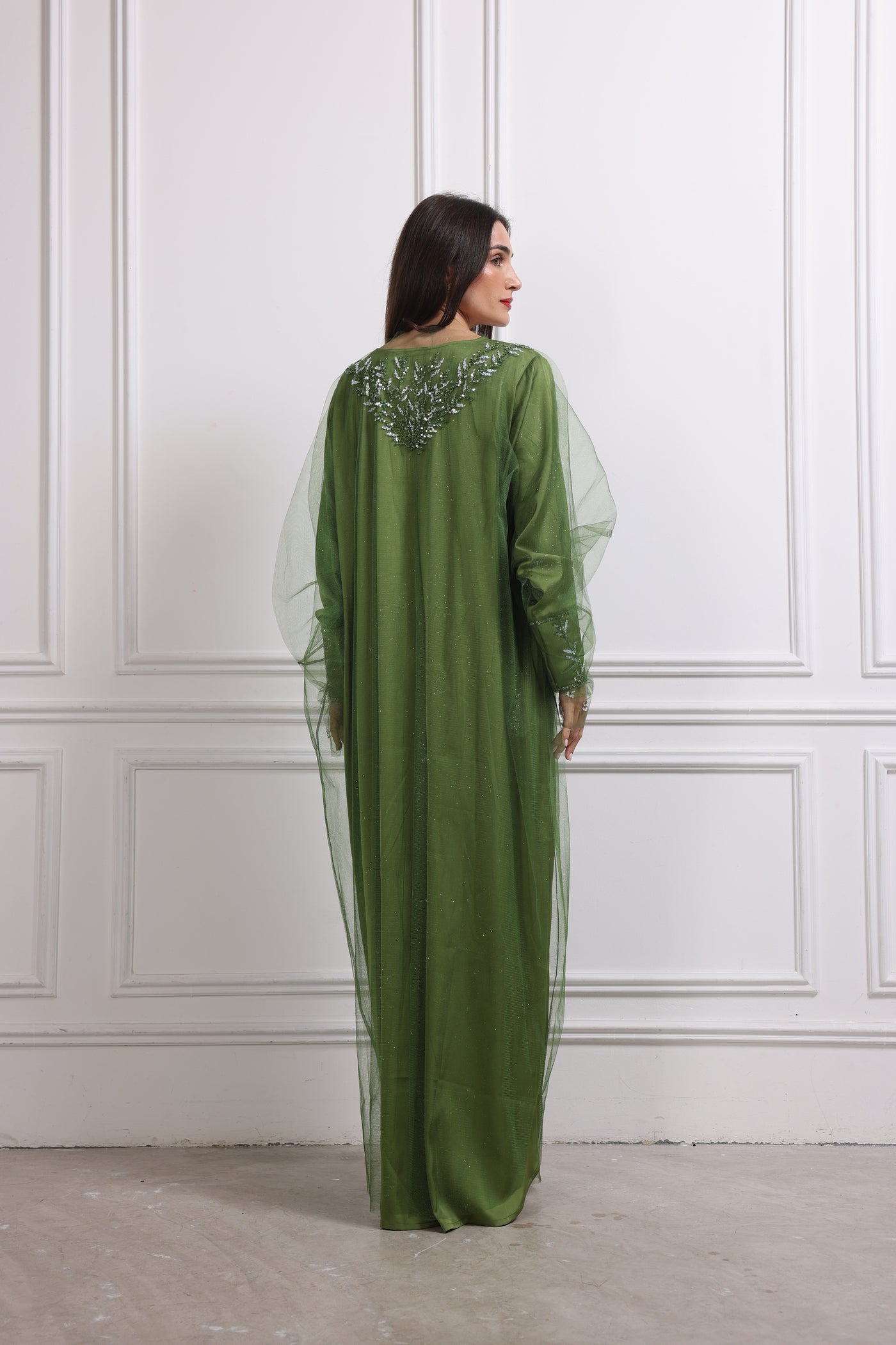 Tulle  Dark green Thoob LIMITED