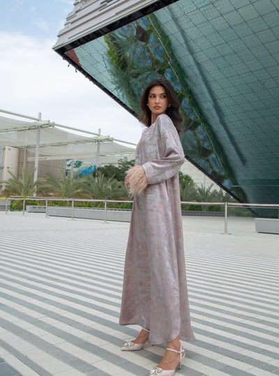 Shiny Blush Kaftan by Dulce couture