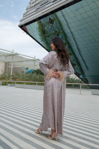 Shiny Blush Kaftan by Dulce couture